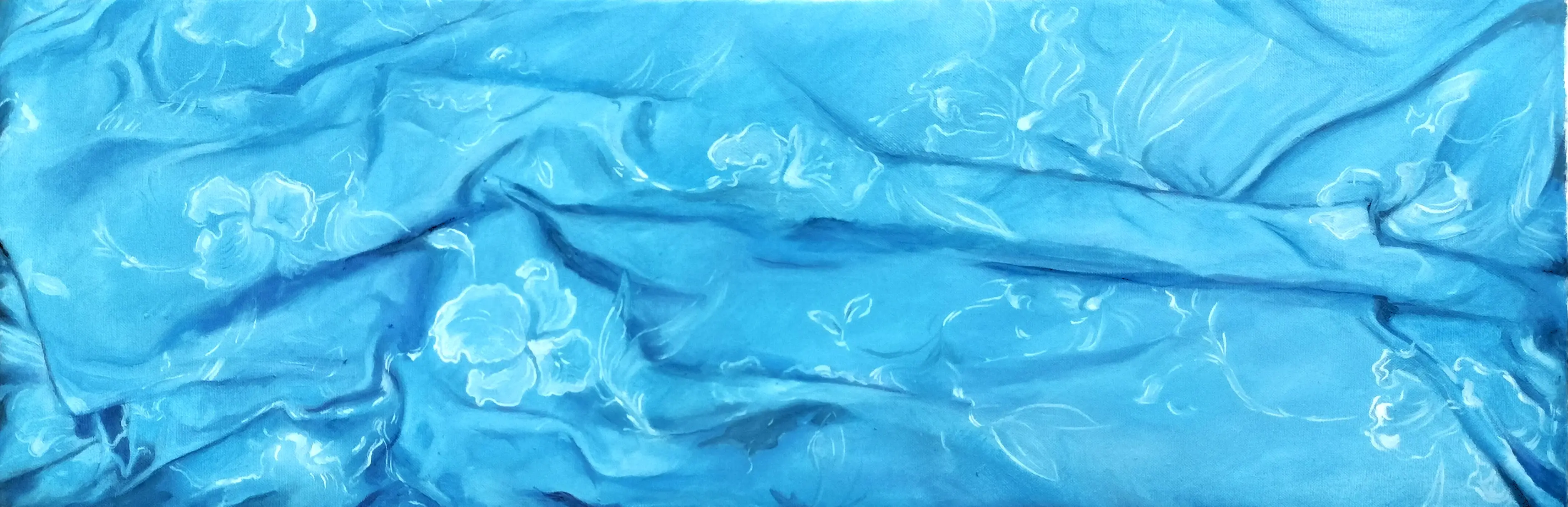 Matka | Olej na plátne | 30x90cm | 2022 | Séria: Keď Ježíš hľadá Matku