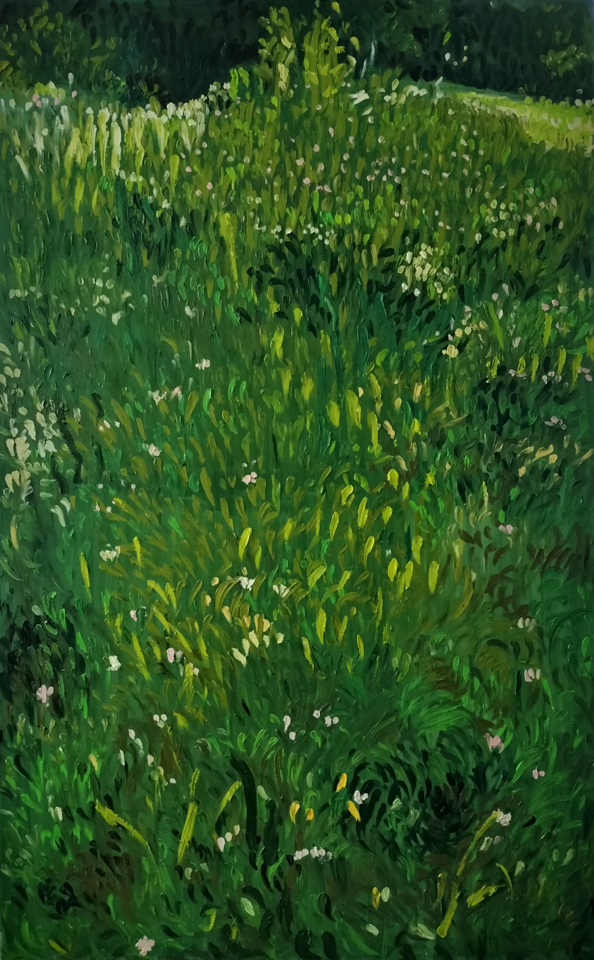 Živá Zem | Olej na plátne | 160x100cm | 2024 | Séria: Živá Zem